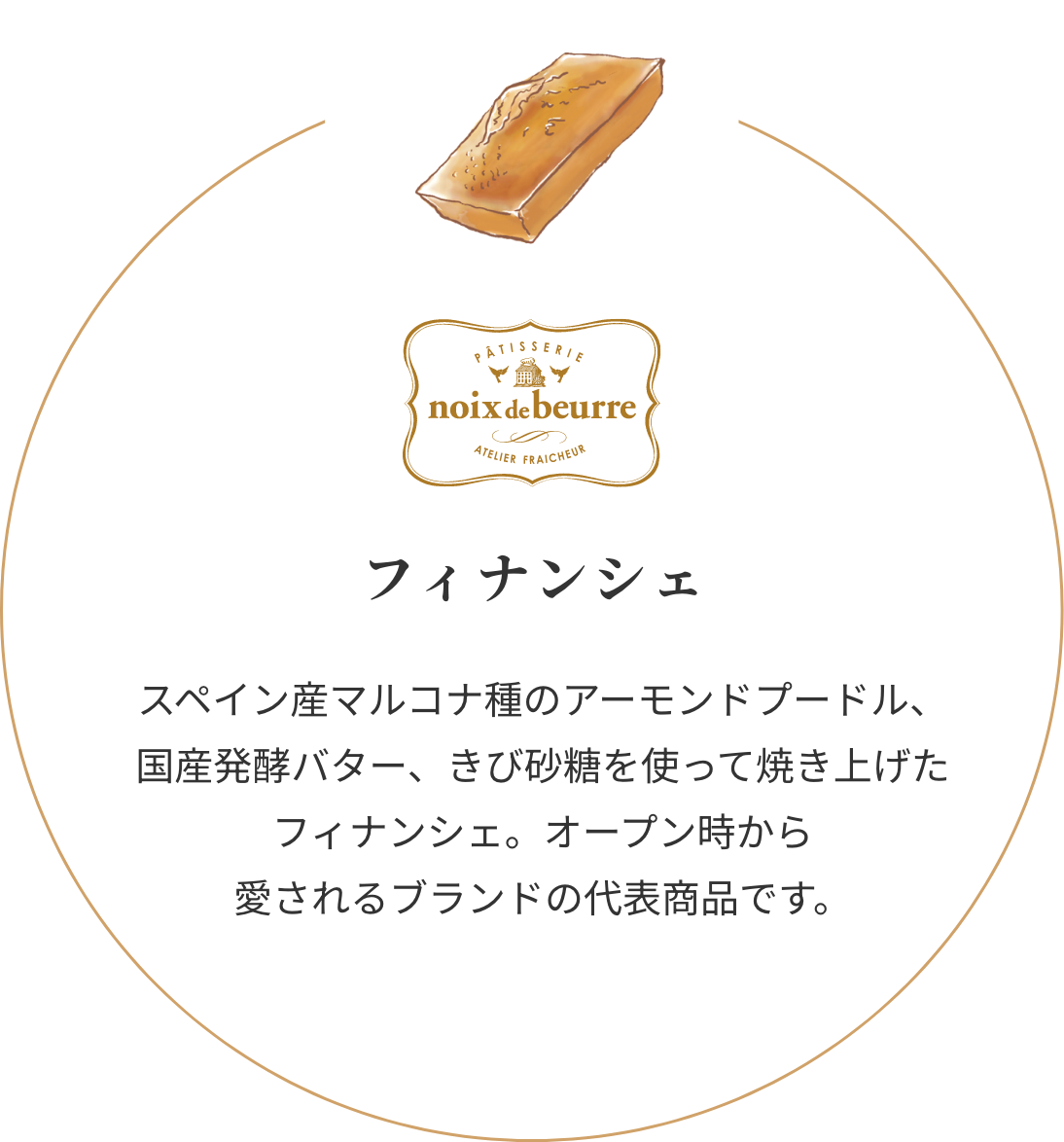 ノワ・ドゥ・ブール フィナンシェ