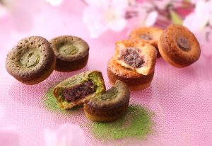 お茶のガトー(抹茶)(桜茶)
