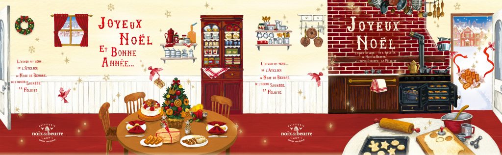 ノワ ドゥ ブール が贈るクリスマス 童話のような可愛いイラスト入りの ストーリーデザインパッケージ でお届けします Edelweiss エーデルワイス